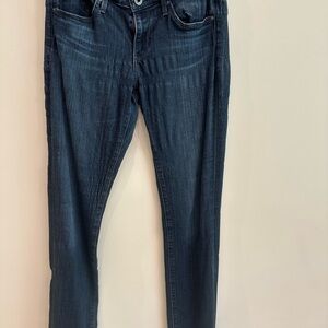 Ag Adriano Goldschmied Blue Straight Leg Jeans